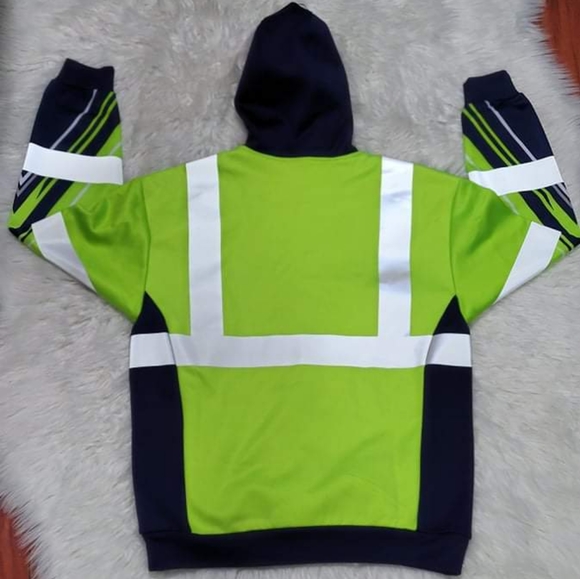SafetyShirtz Class 3 Safety Hoodie - Picture 3 of 8